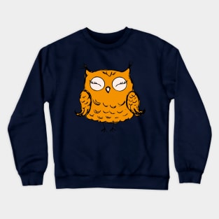 Cute hand drawn owl Crewneck Sweatshirt